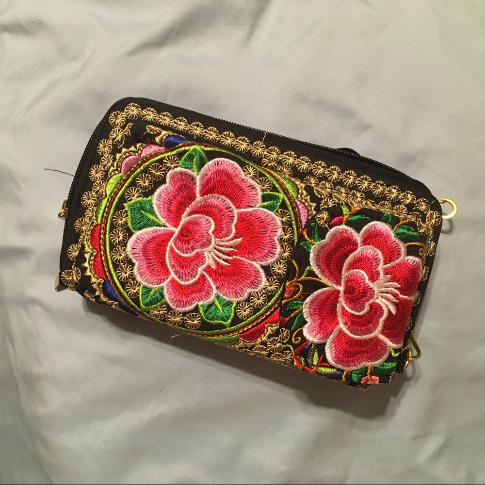 Embroidered Purse from Mexico